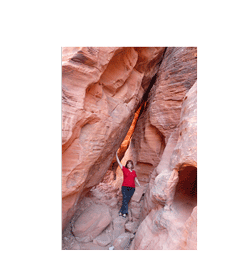 Barbara Bibby at Valley of Fire